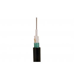 Cablu fibra optica 4 fibre OM1 interior/exterior, unitub, LSZH, CPR, armat cu otel