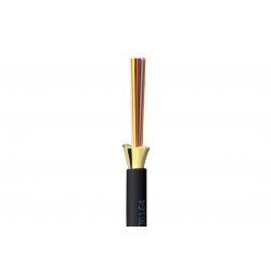 Cablu fibra optica 4 fibre OM1 interior/drop, de distributie, LSZH, CPR, armat cu kevlar