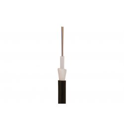 Cablu fibra optica 2 fibre OM1 interior/exterior, unitub, LSZH CPR, armat cu vata de sticla