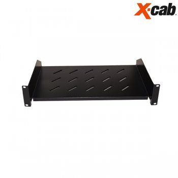 Raft fix Xcab, pentru rack de perete 450mm, 2U, adancime utila 300mm